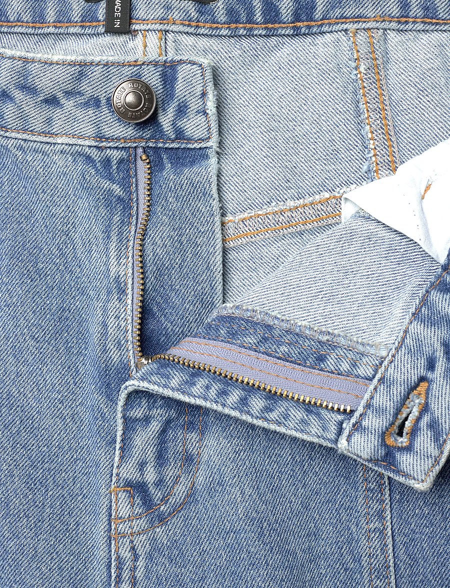 ROTATE - CARGO DENIM PANTS - cargo bikses - vintage blue, denim - 3