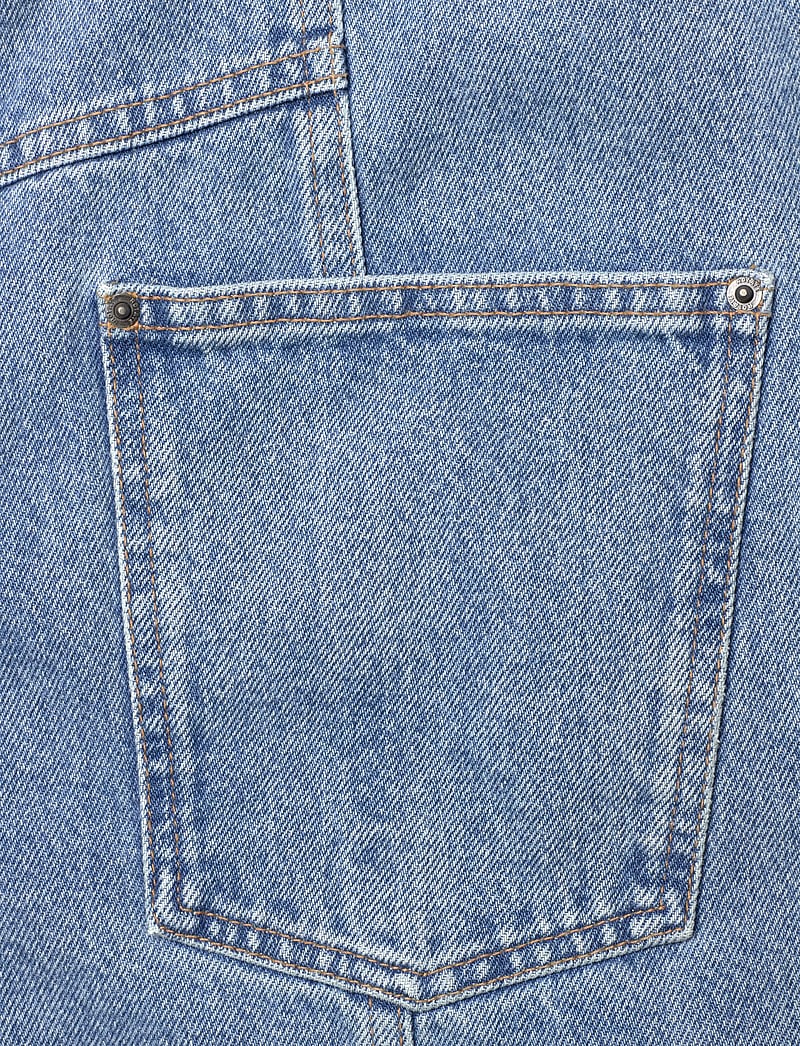 ROTATE Birger Christensen - CARGO DENIM PANTS - cargobukser - vintage blue, denim - 4