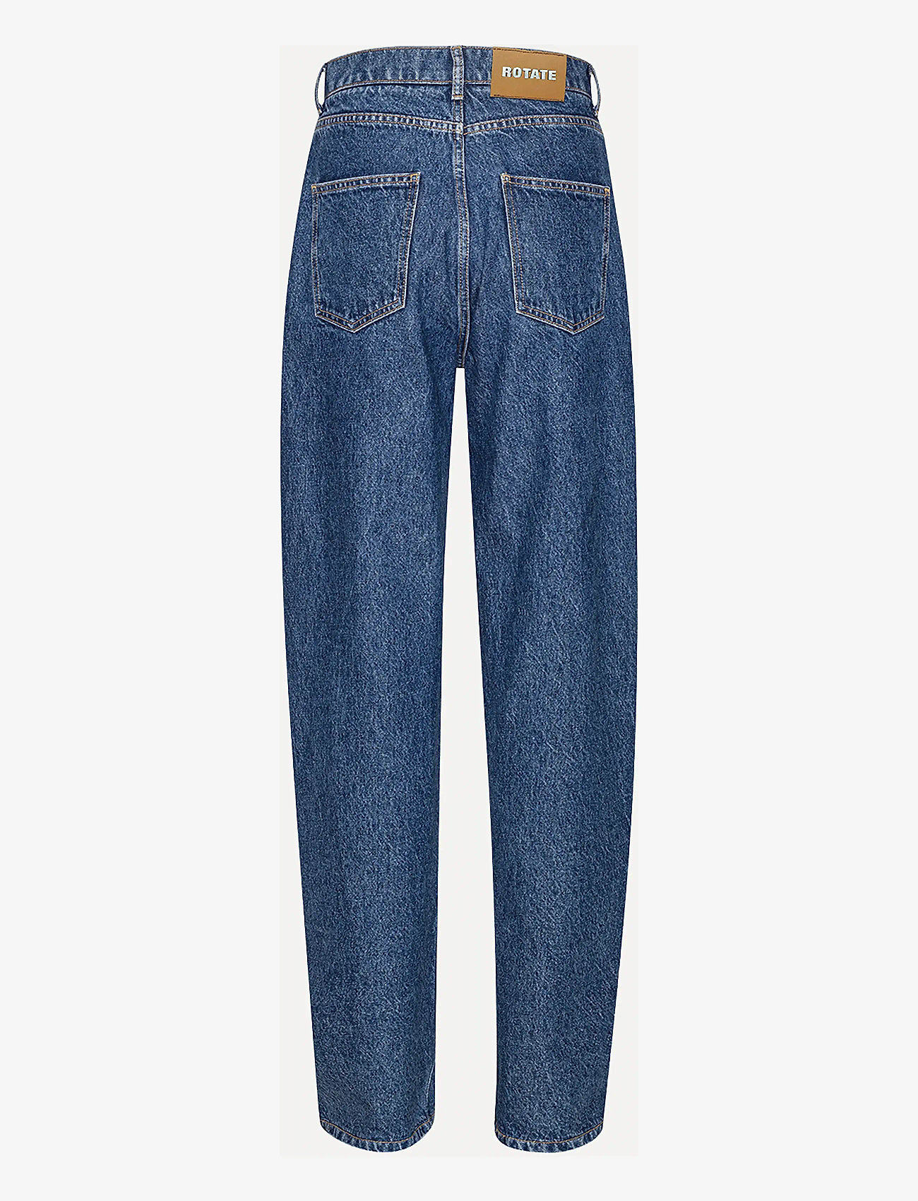 ROTATE Birger Christensen - Button Detail Wide Jeans - hosen mit weitem bein - medium blue denim - 3