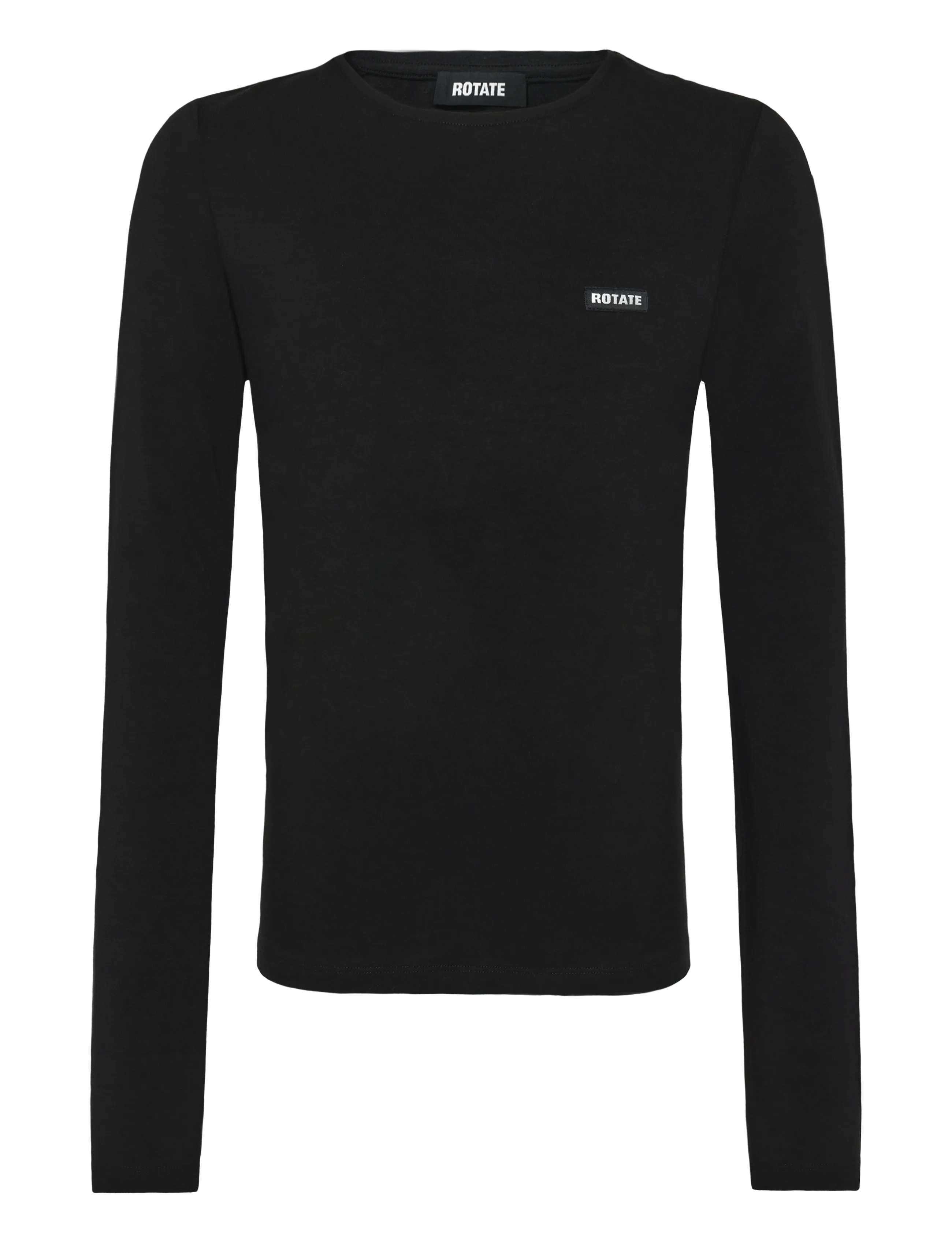 ROTATE LONG SLEEVE T-SHIRT - T-Shirts & Tops - BLACK / black