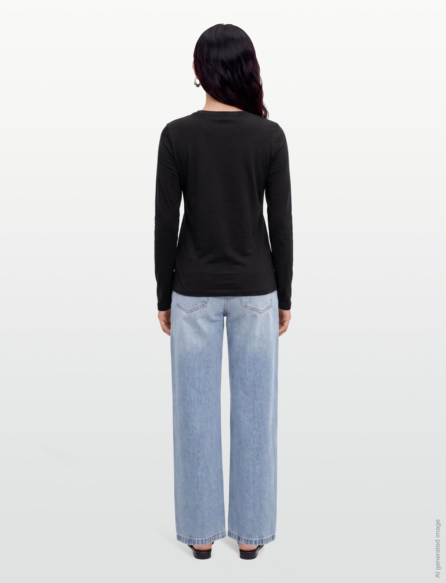 ROTATE - LONG SLEEVE T-SHIRT - langärmlige tops - black - 4