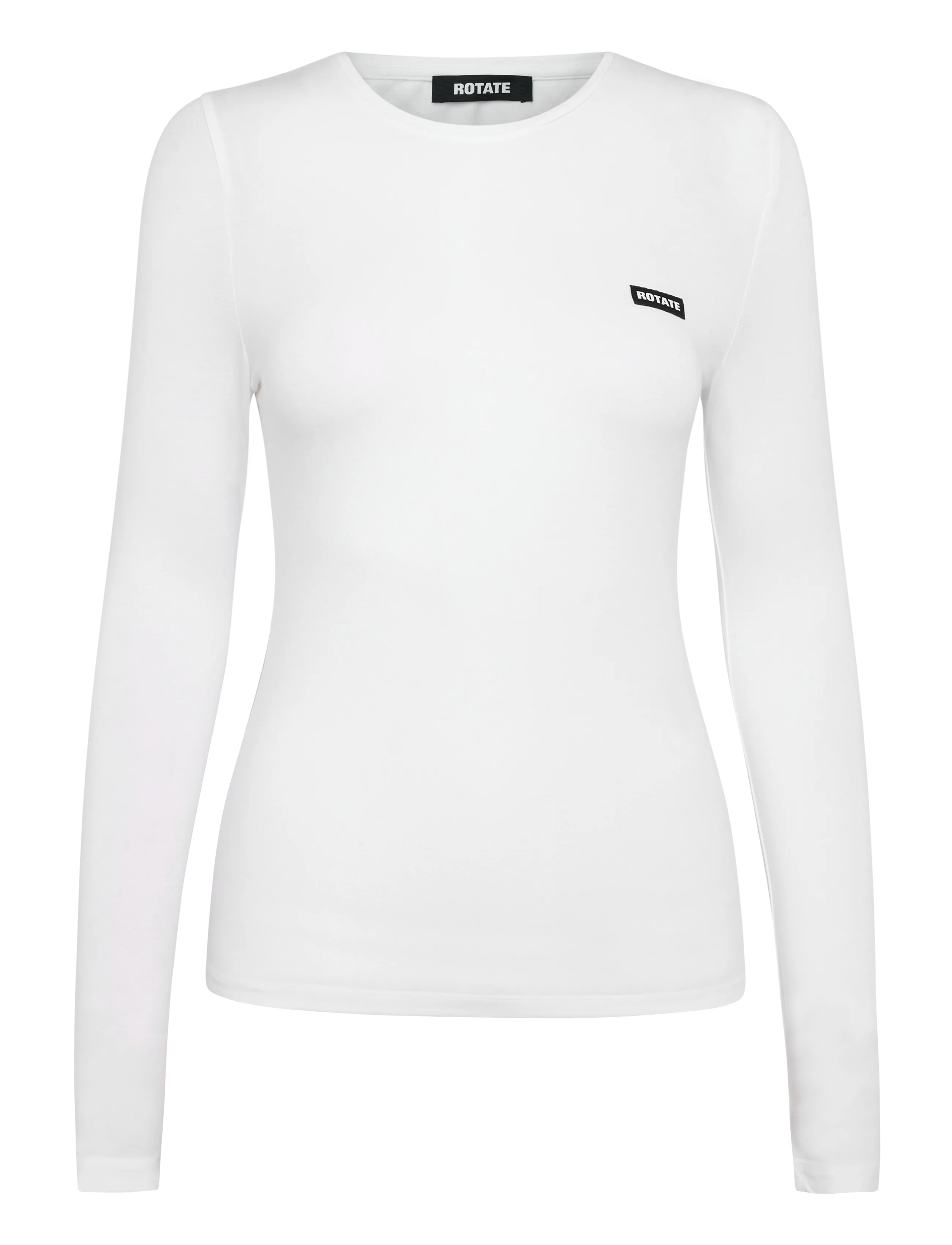 ROTATE LONG SLEEVE T-SHIRT - T-Shirts & Tops - BRIGHT WHITE / white