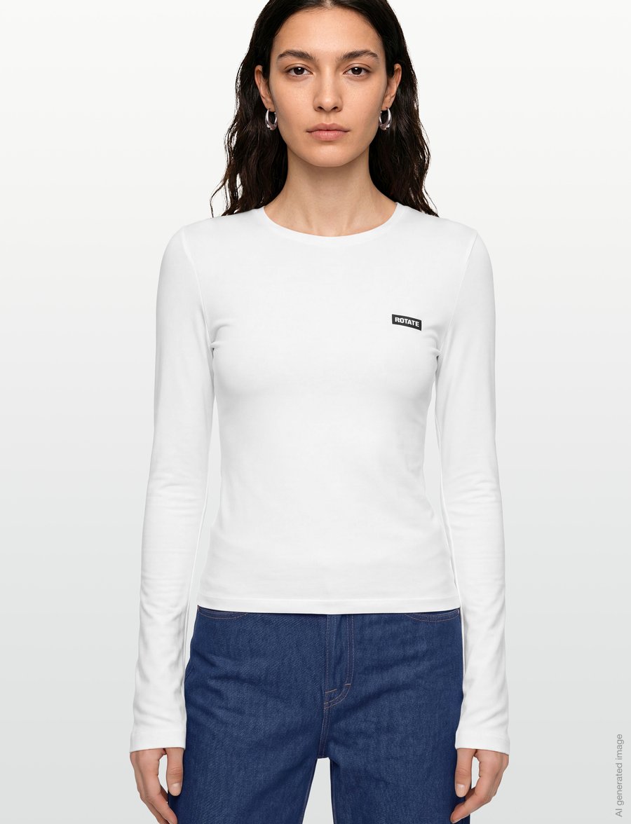 ROTATE - LONG SLEEVE T-SHIRT - langärmlige tops - bright white - 3