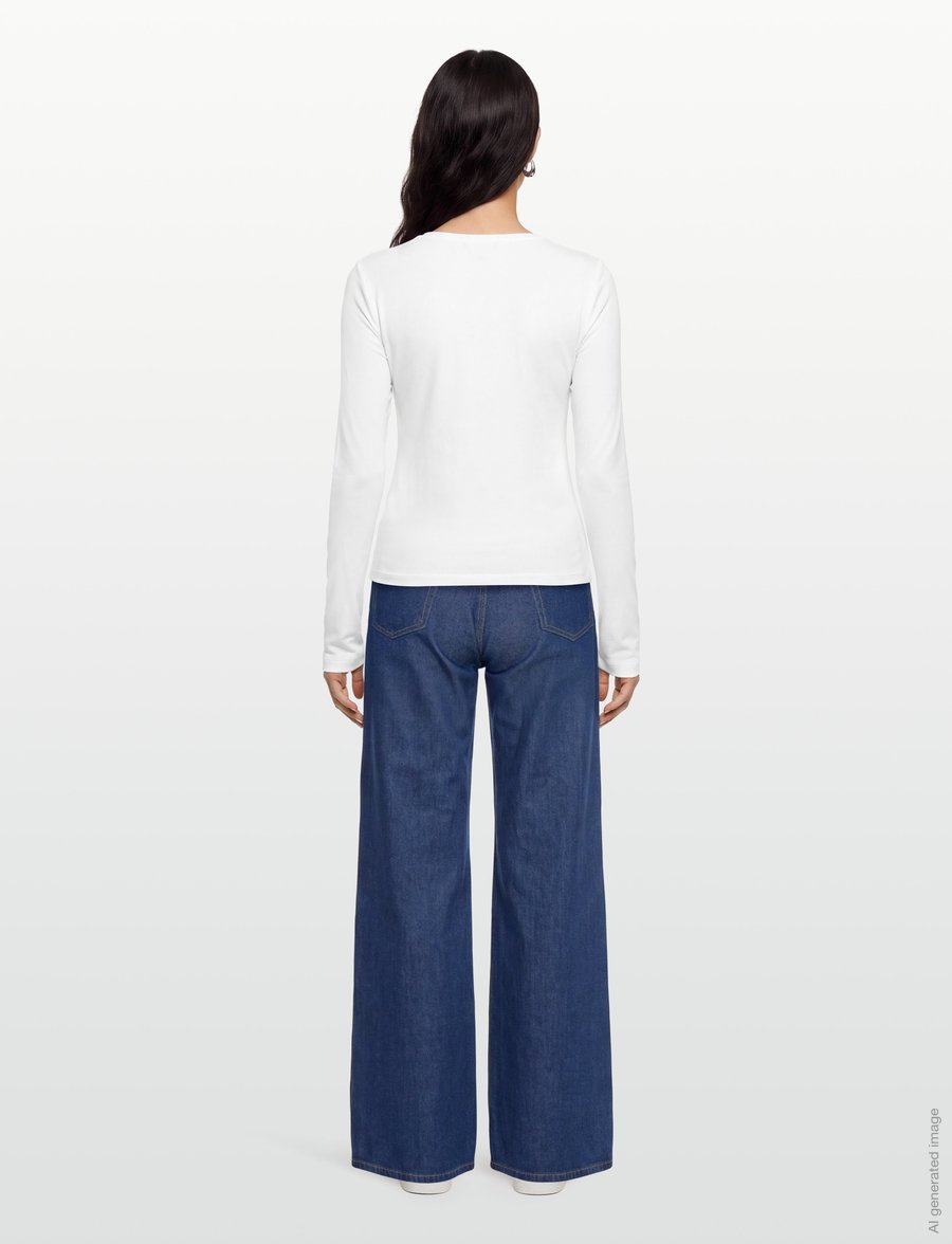 ROTATE - LONG SLEEVE T-SHIRT - langärmlige tops - bright white - 4