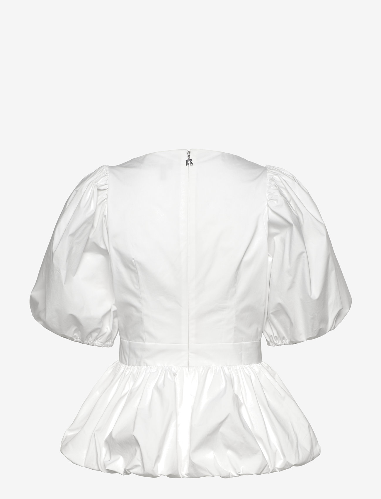 ROTATE - PUFF SLEEVE BUBBLE TOP - bright white - 2