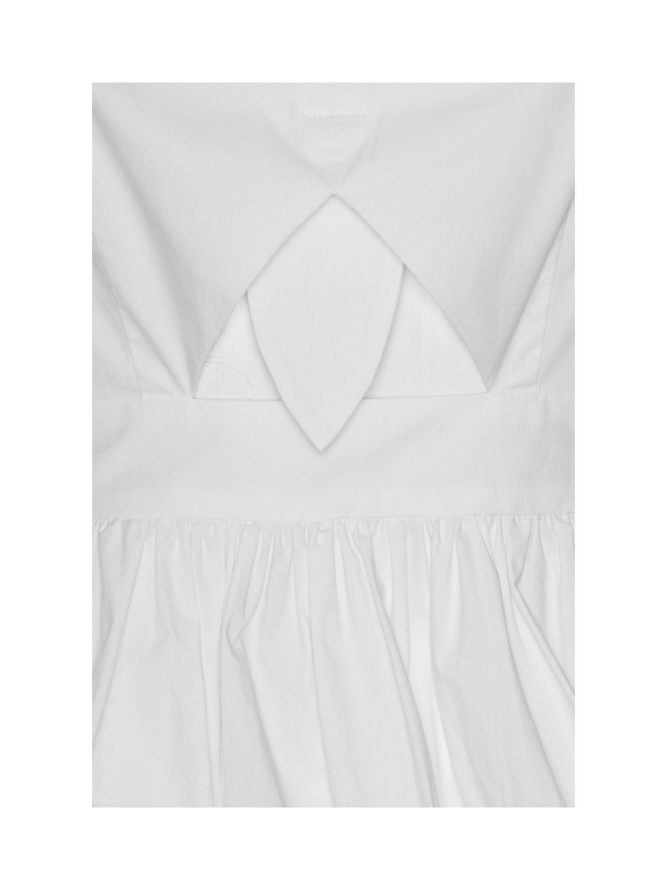 ROTATE - PUFF SLEEVE BUBBLE TOP - bright white - 4