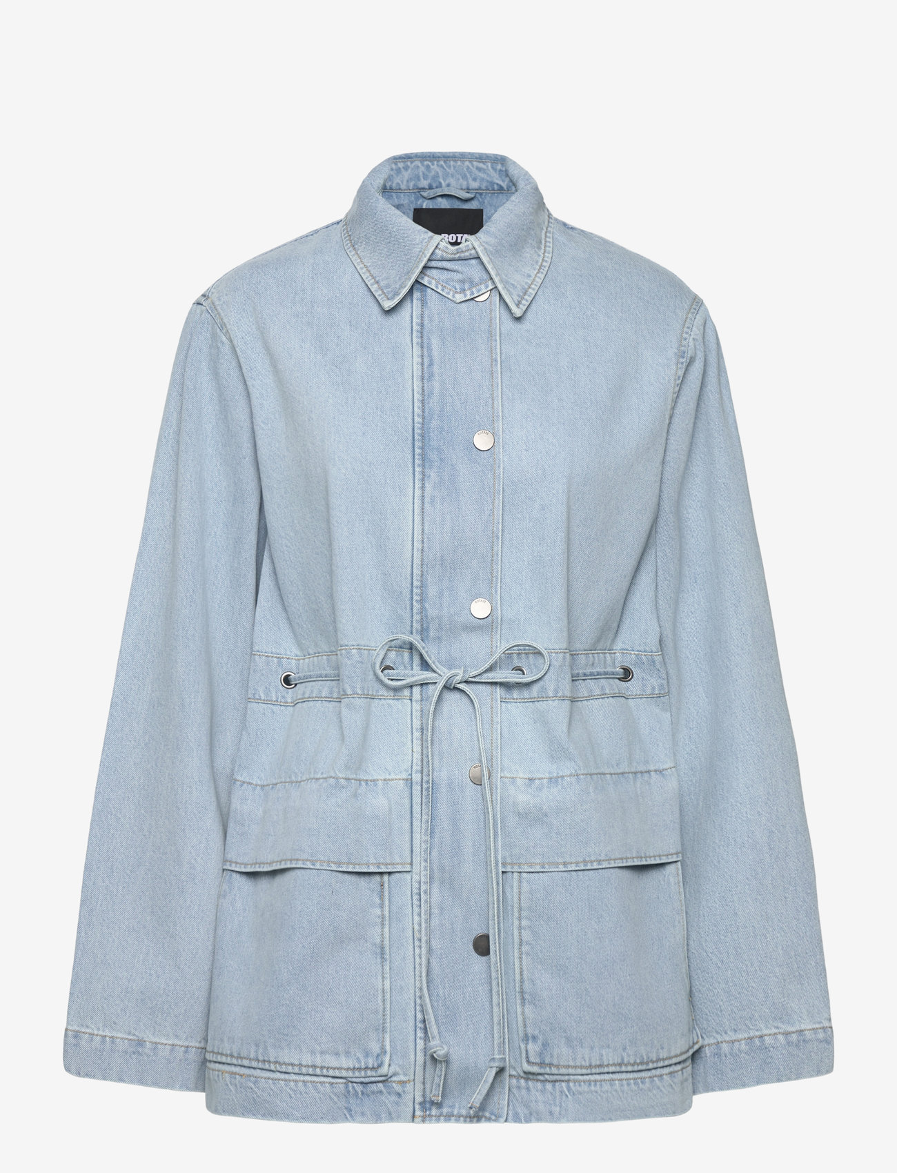 ROTATE Birger Christensen - Laced Denim Jacket - light blue denim - 1