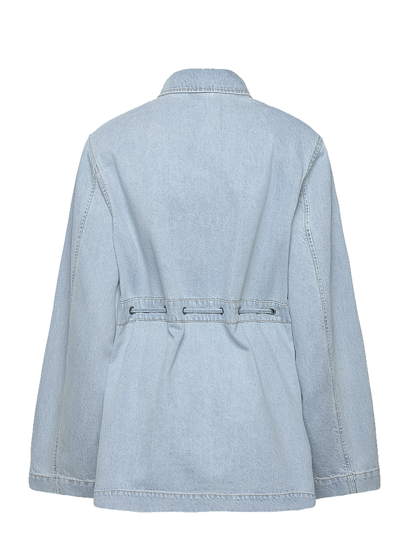 ROTATE Birger Christensen - Laced Denim Jacket - jeansjackor - light blue denim - 2
