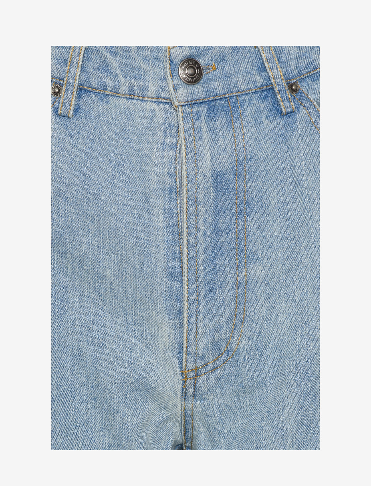 ROTATE - Laced Straight Leg Jeans - straight jeans - light blue denim - 4