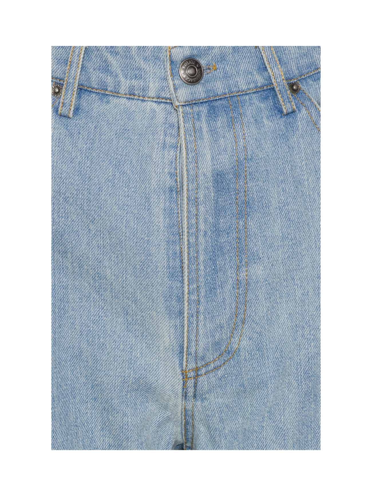 ROTATE - Laced Straight Leg Jeans - light blue denim - 4