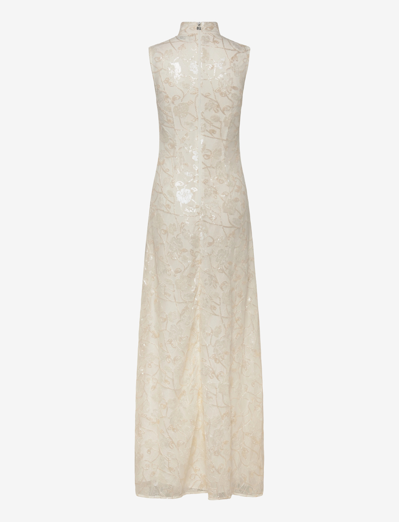 ROTATE - LACE SEQUIN MAXI DRESS - egret - 1