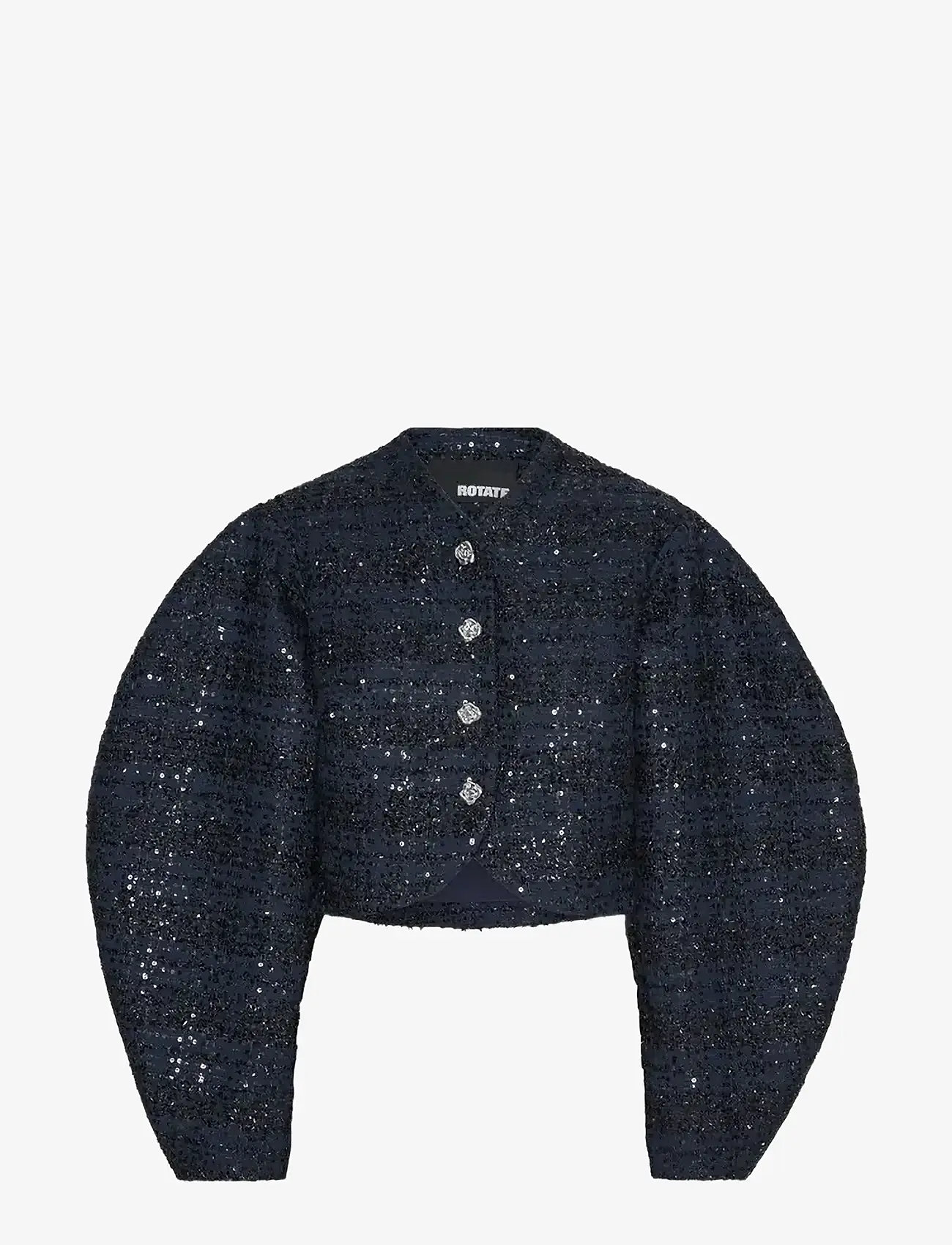 ROTATE Birger Christensen - BOUCLE SHORT JACKET - höstjackor - navy blazer - 1