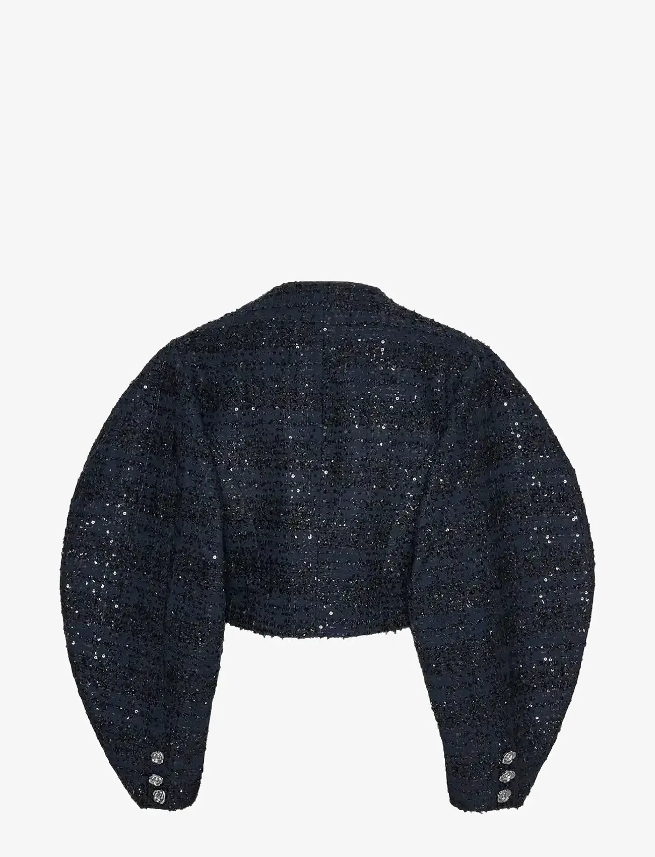 ROTATE Birger Christensen - BOUCLE SHORT JACKET - höstjackor - navy blazer - 2