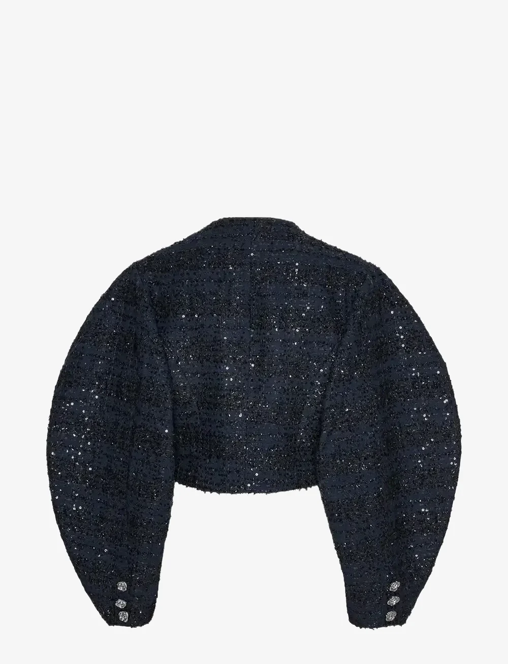 ROTATE Birger Christensen - BOUCLE SHORT JACKET - herbstjacken - navy blazer - 2