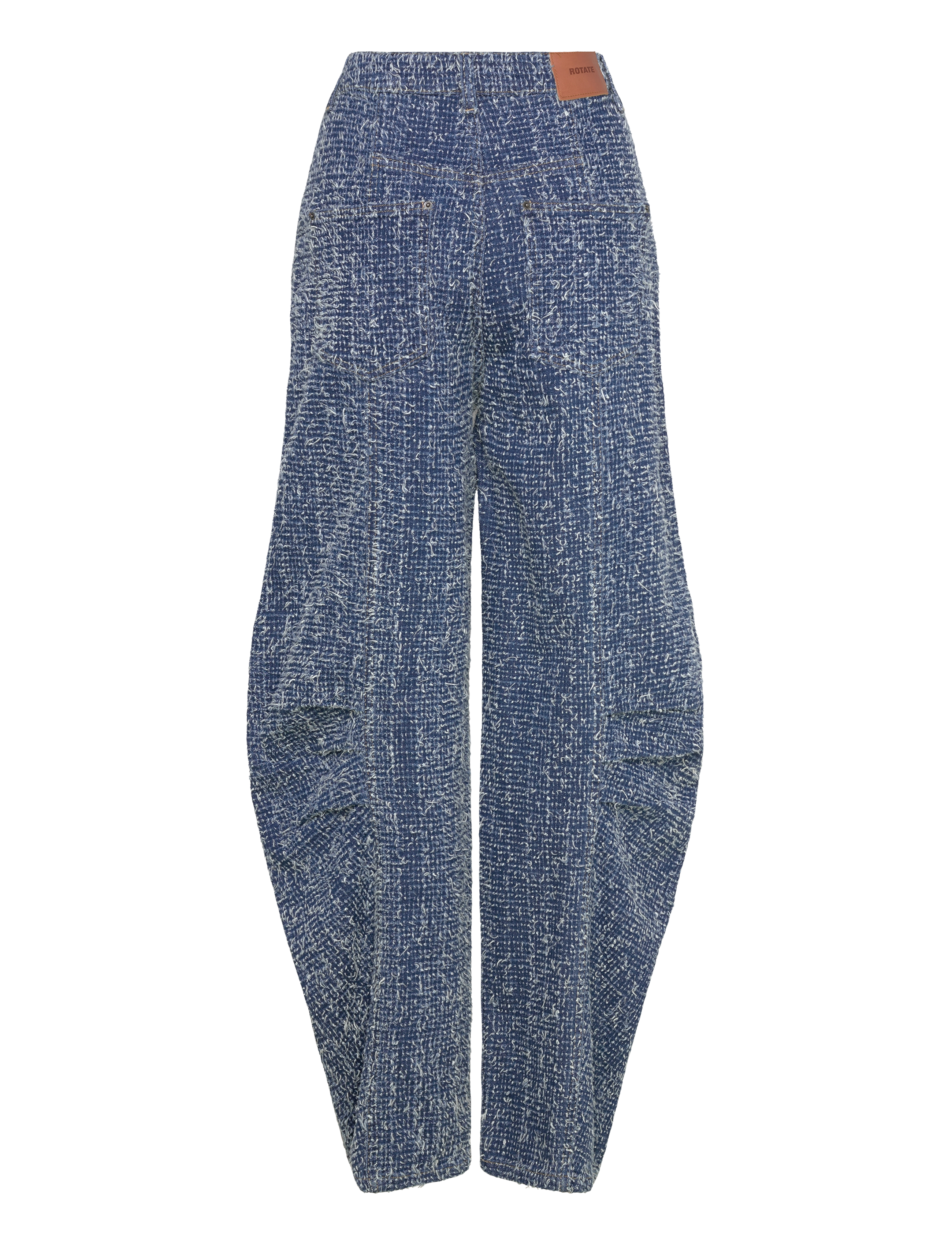 ROTATE - DENIM LOOSE FIT PANTS - wide leg jeans - medium blue denim - 2