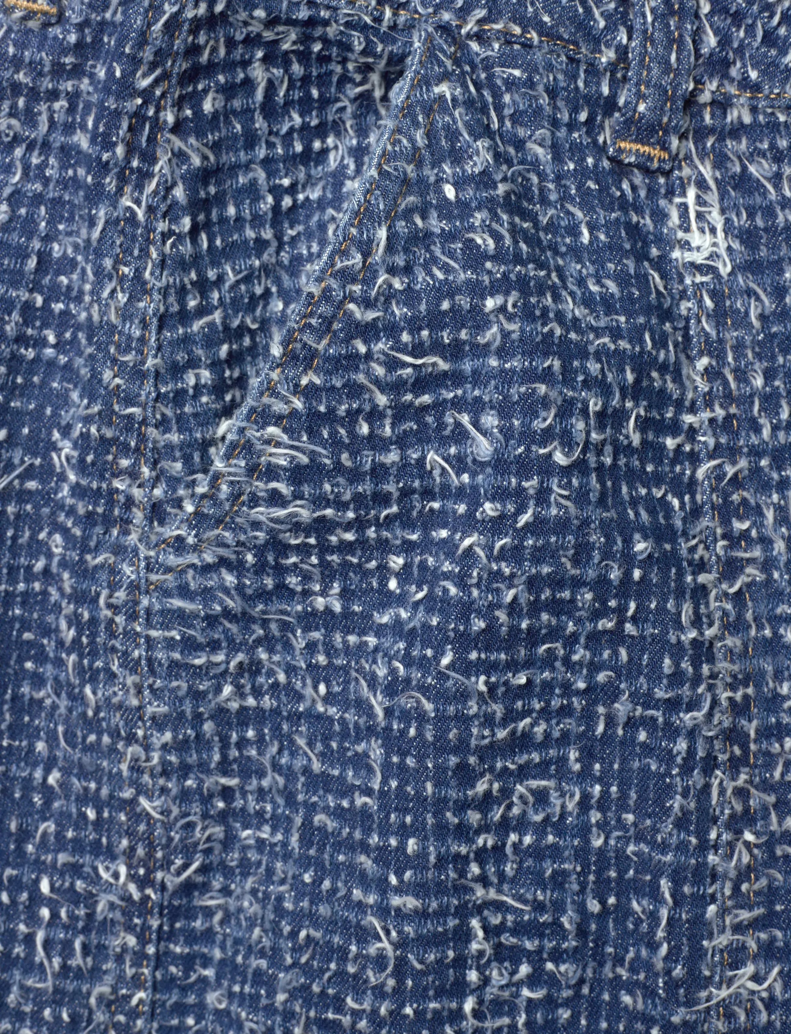 ROTATE - DENIM LOOSE FIT PANTS - wide leg jeans - medium blue denim - 5