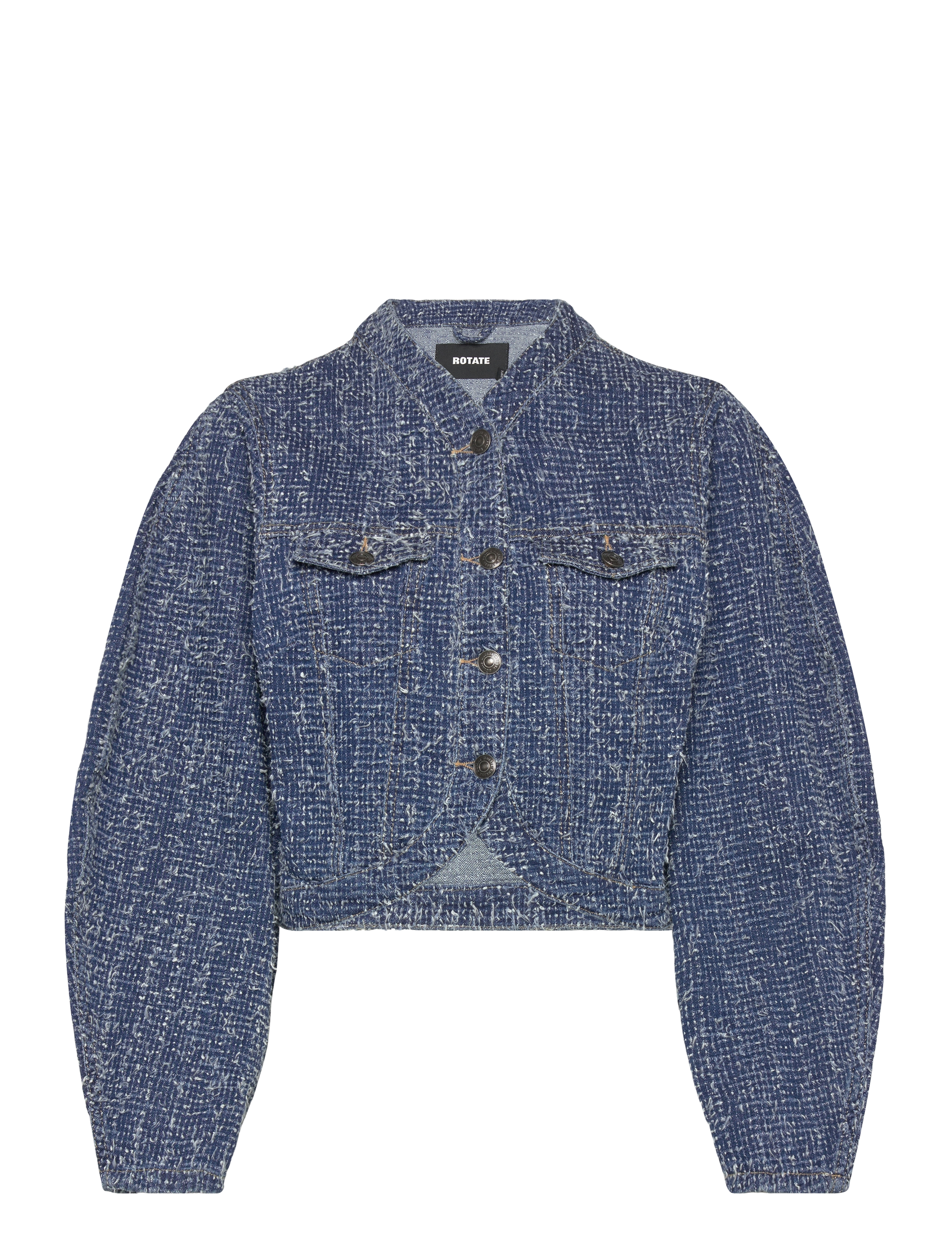 ROTATE Rund Sleeve Denim Jacke Blau - 38 - Damen