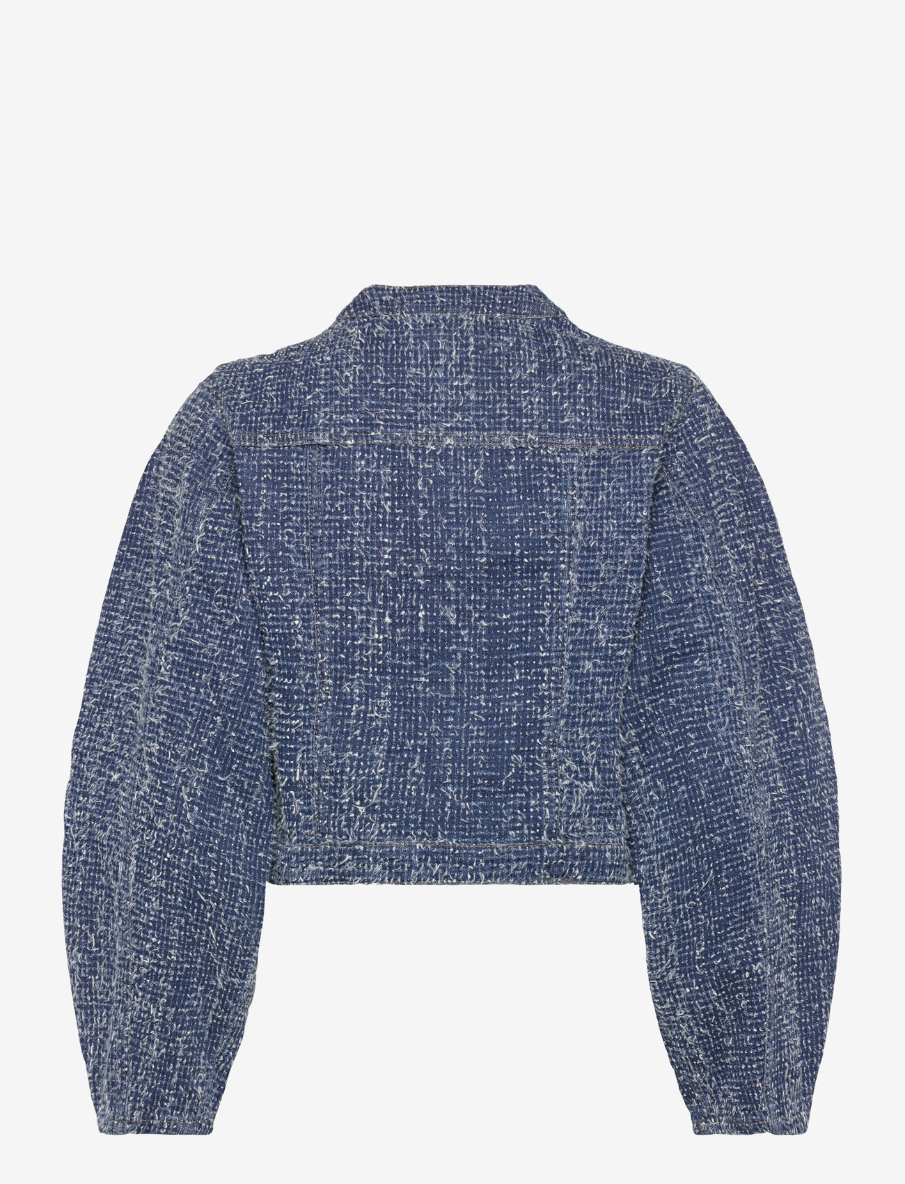 ROTATE Birger Christensen - ROUND SLEEVE DENIM JACKET - jeansjackor - medium blue denim - 2
