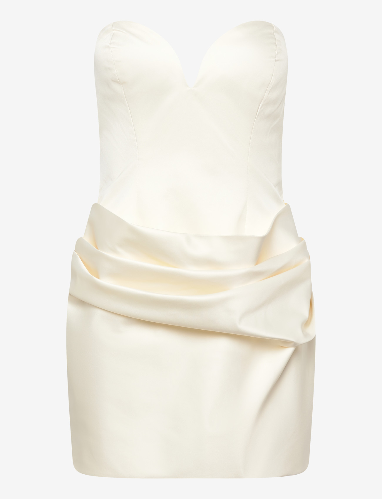 ROTATE Birger Christensen - BUSTIER MINI DRESS - cocktailkjoler - egret - 0