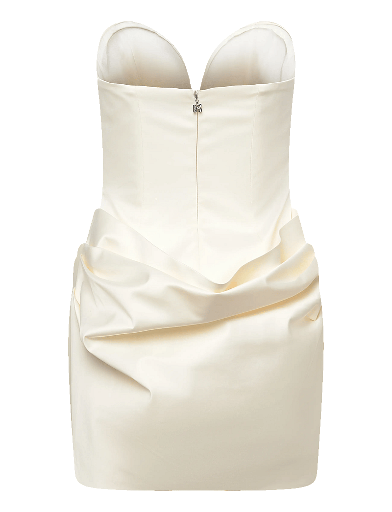 ROTATE Birger Christensen - BUSTIER MINI DRESS - cocktailkjoler - egret - 1
