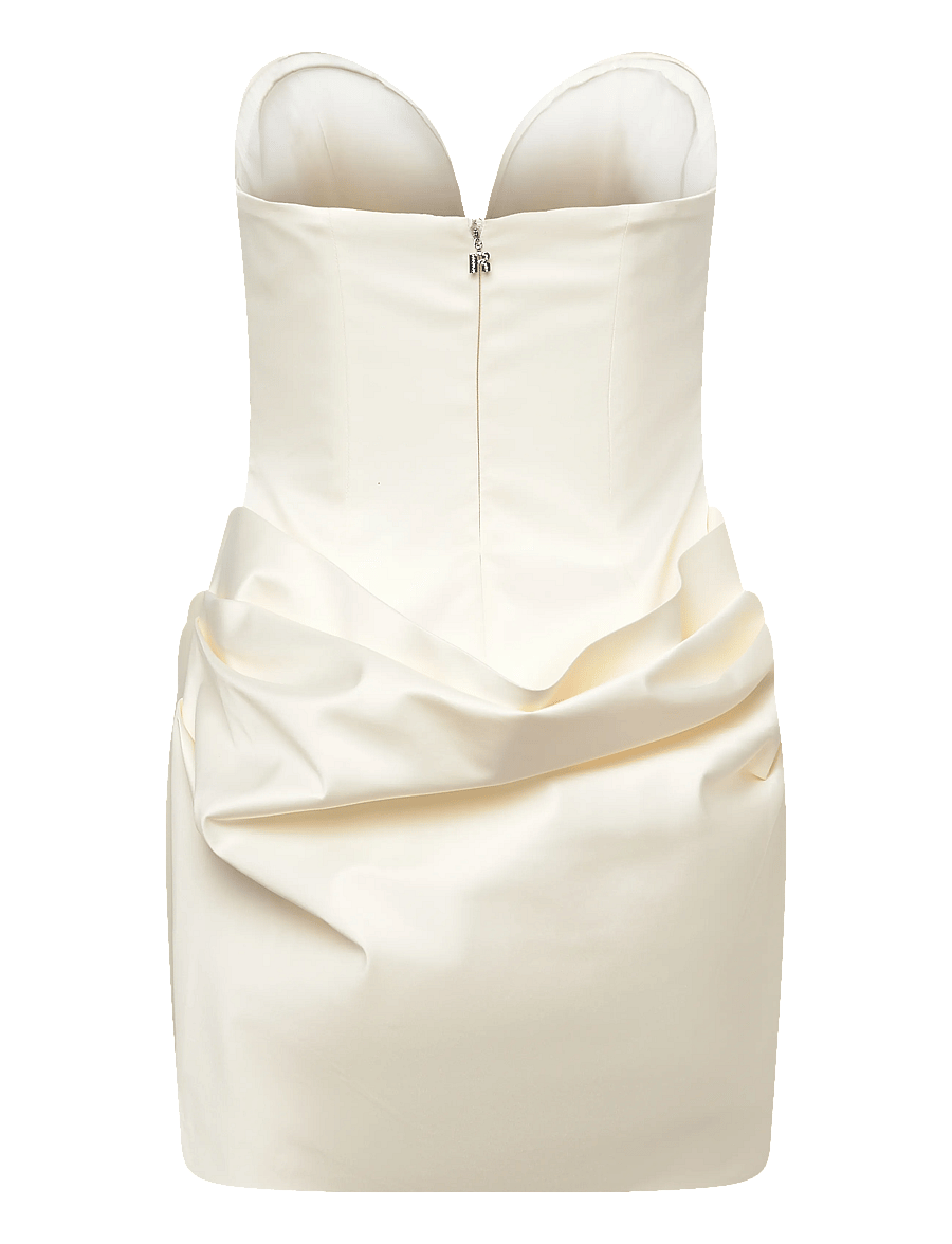 ROTATE - BUSTIER MINI DRESS - egret - 1