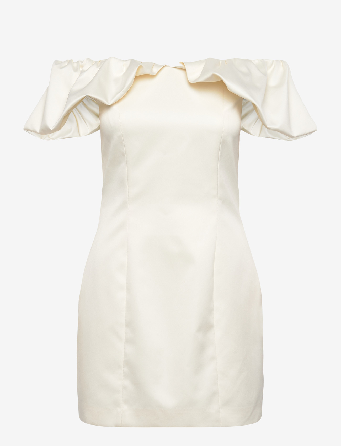 ROTATE - OFF-SHOULDER MINI DRESS - egret - 0