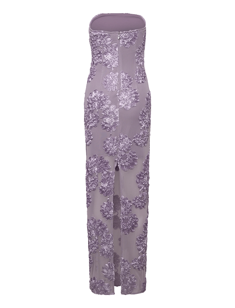 ROTATE Birger Christensen - 3D MESH MAXI DRESS - aftonklänningar - lavender aura - 1