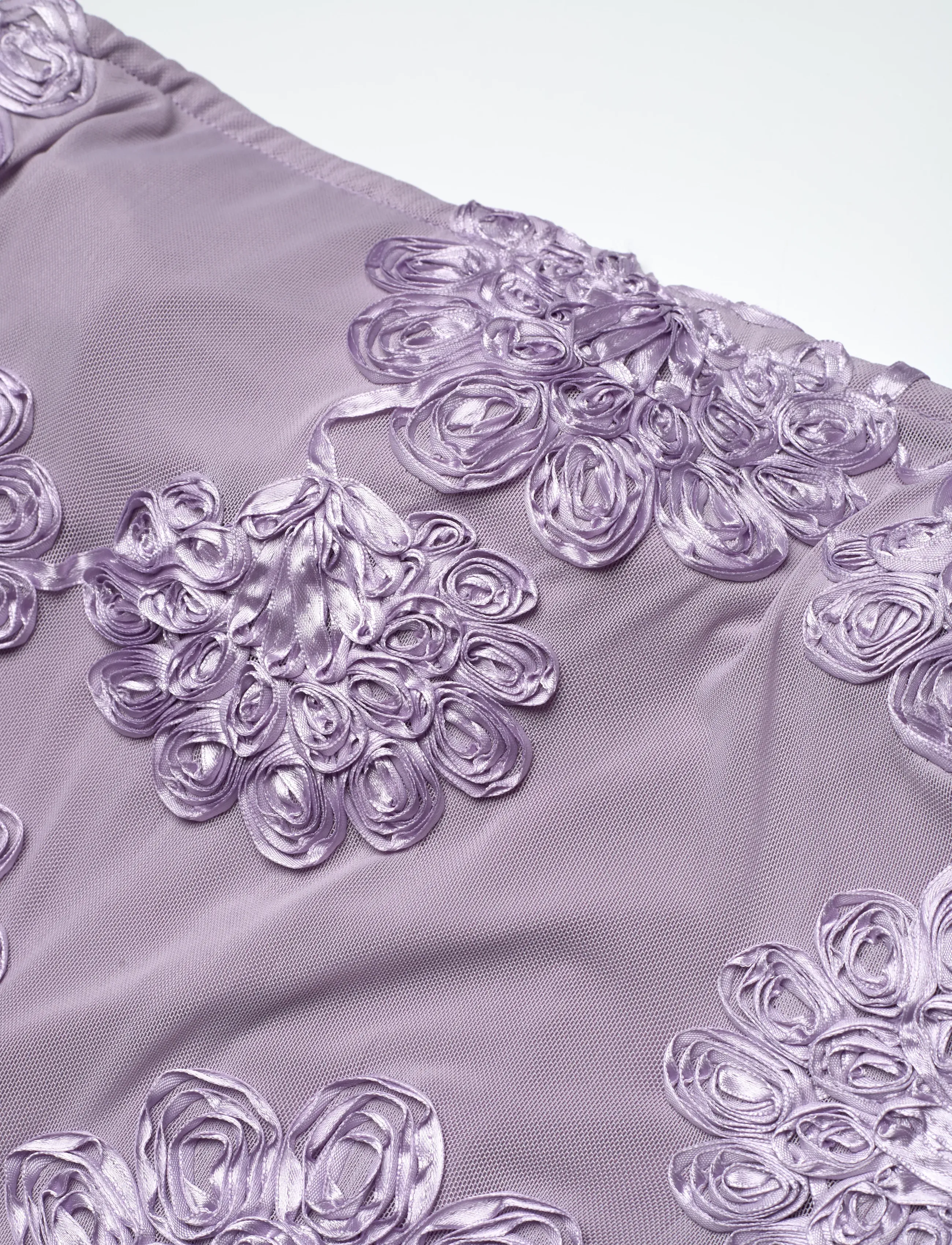 ROTATE - 3D MESH MAXI DRESS - lavender aura - 2
