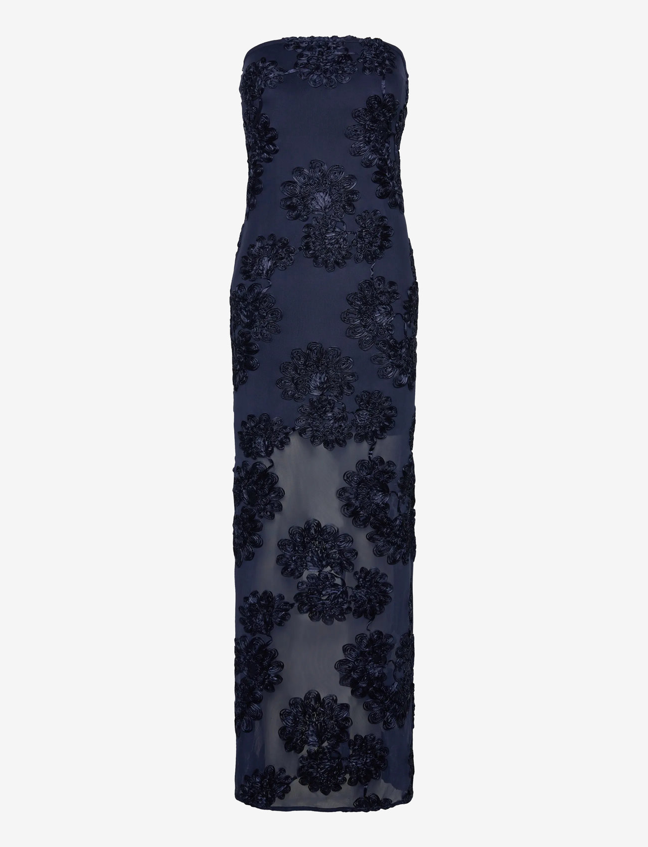 ROTATE Birger Christensen - 3D MESH MAXI DRESS - blueprint - 1