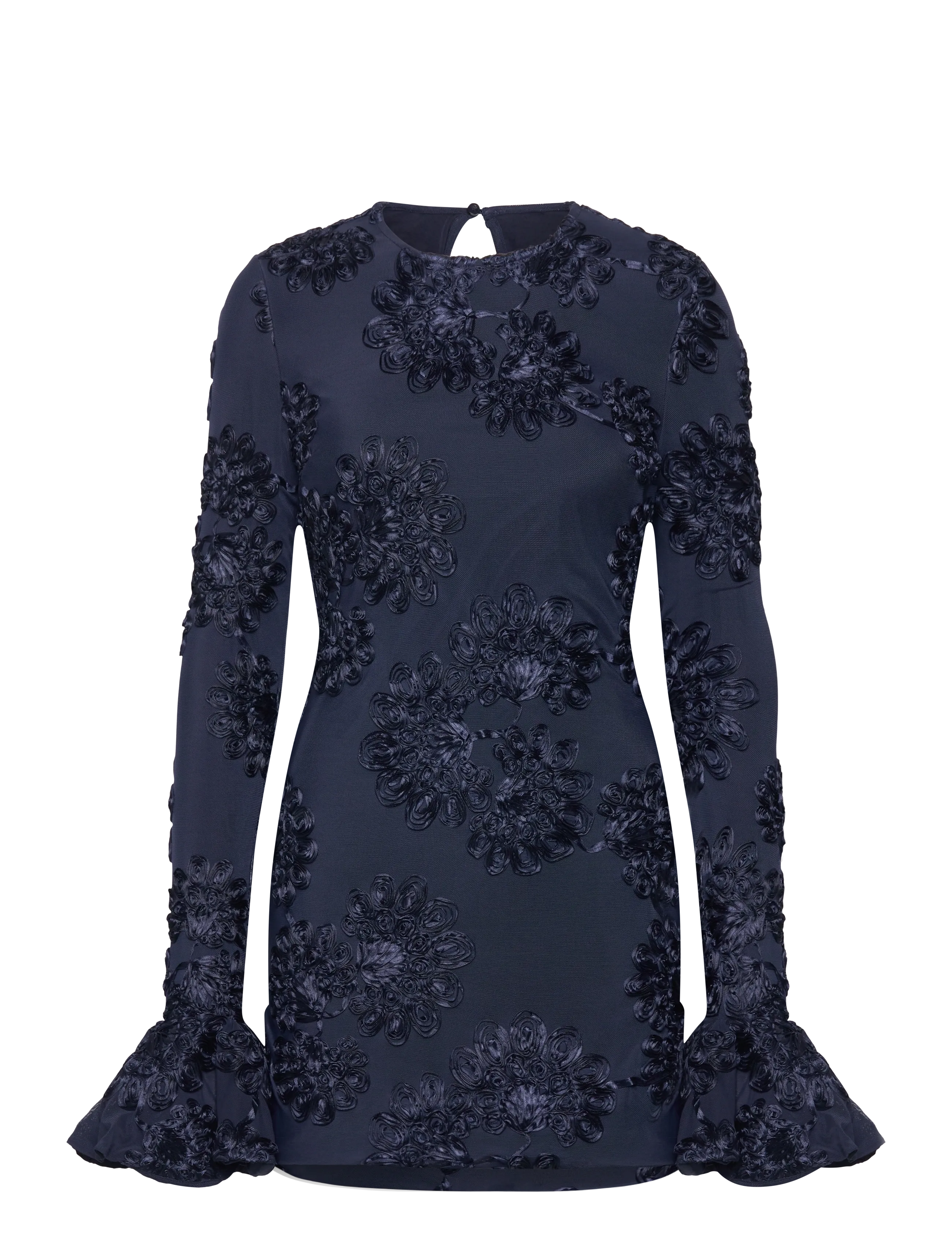 ROTATE Birger Christensen 3D MESH MINI DRESS - Dresses - BLUEPRINT / navy