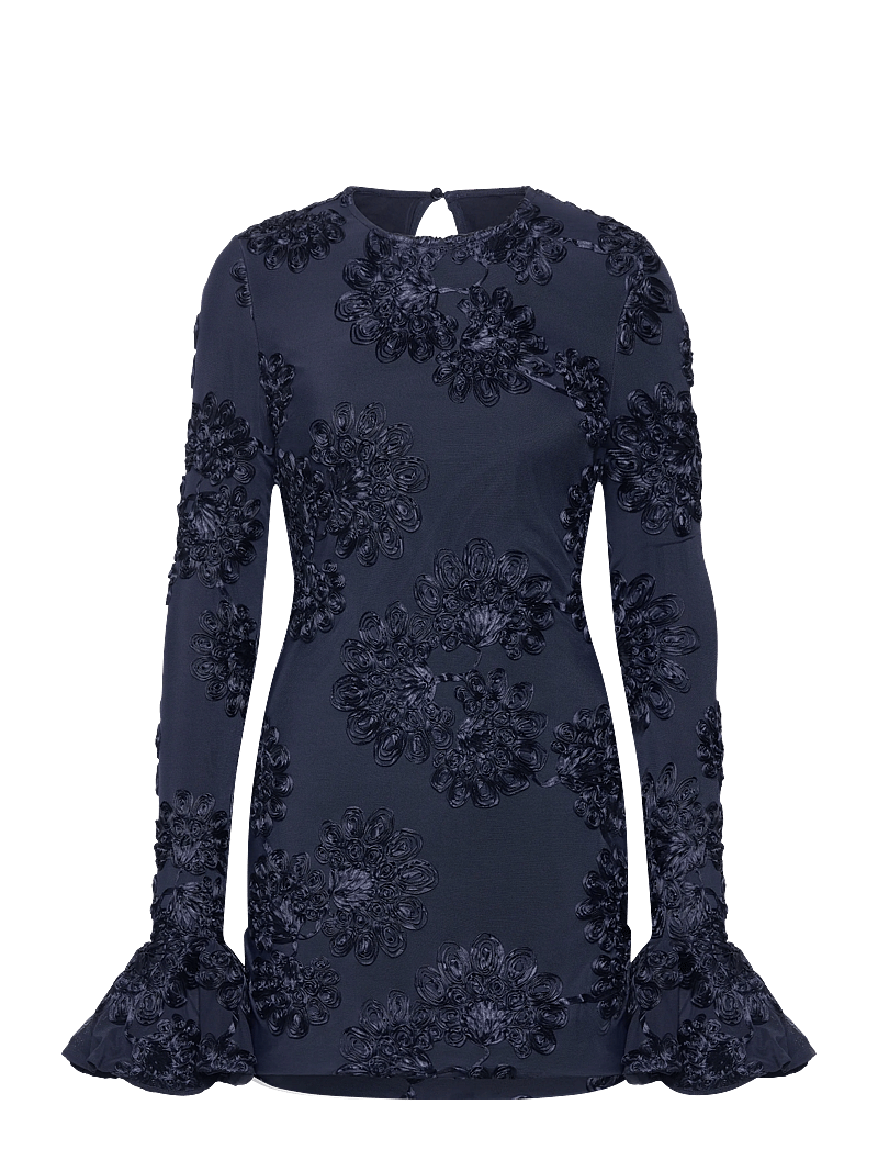 ROTATE Birger Christensen - 3D MESH MINI DRESS - cocktailkjoler - blueprint - 0