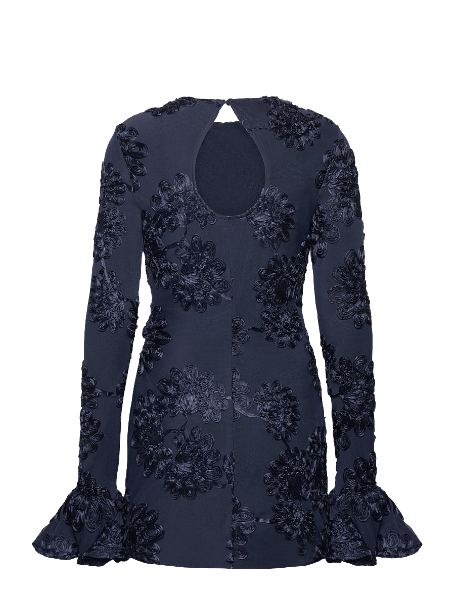 ROTATE - 3D MESH MINI DRESS - blueprint - 1