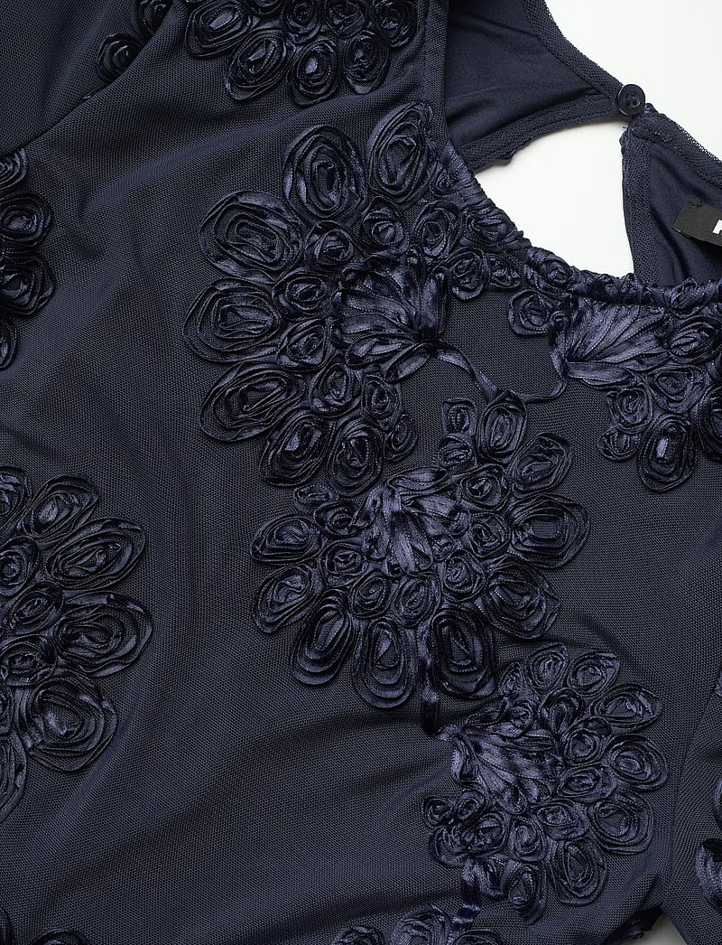 ROTATE Birger Christensen - 3D MESH MINI DRESS - cocktailkjoler - blueprint - 2