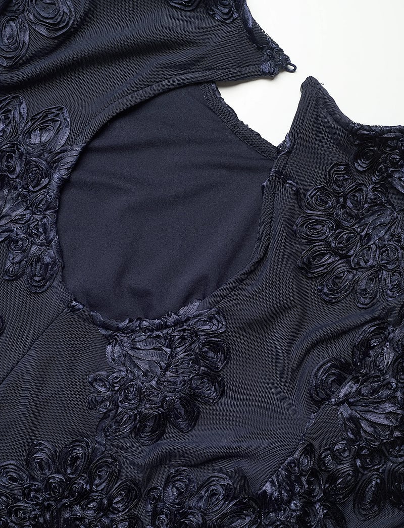 ROTATE Birger Christensen - 3D MESH MINI DRESS - cocktailkjoler - blueprint - 3