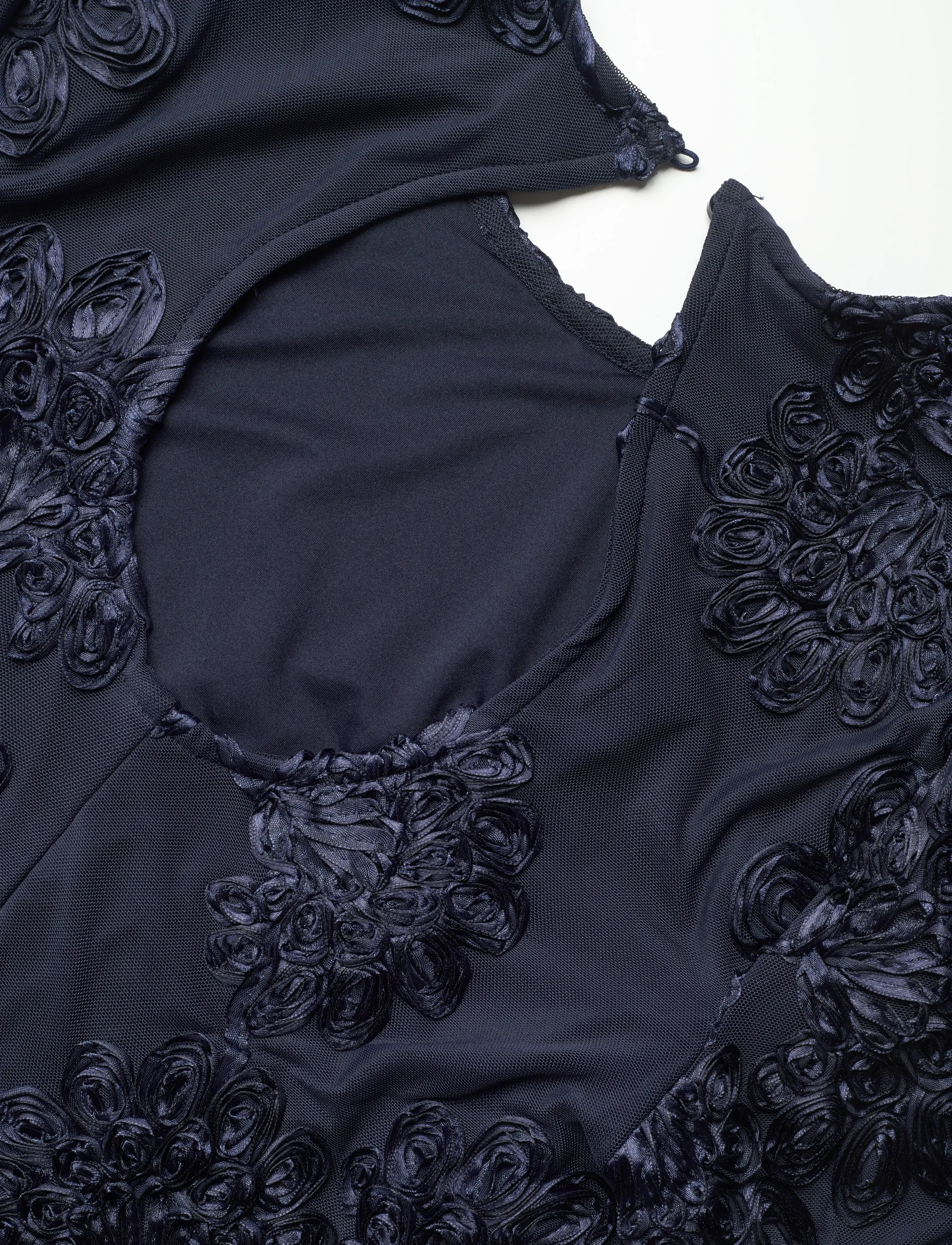 ROTATE - 3D MESH MINI DRESS - blueprint - 3