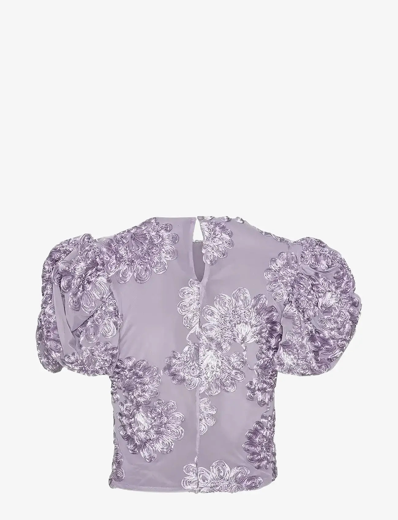 ROTATE Birger Christensen - 3D MESH SLEEVELESS TOP - kortærmede bluser - lavender aura - 2