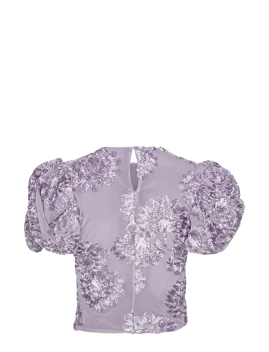 ROTATE - 3D MESH SLEEVELESS TOP - kurzämlige blusen - lavender aura - 2