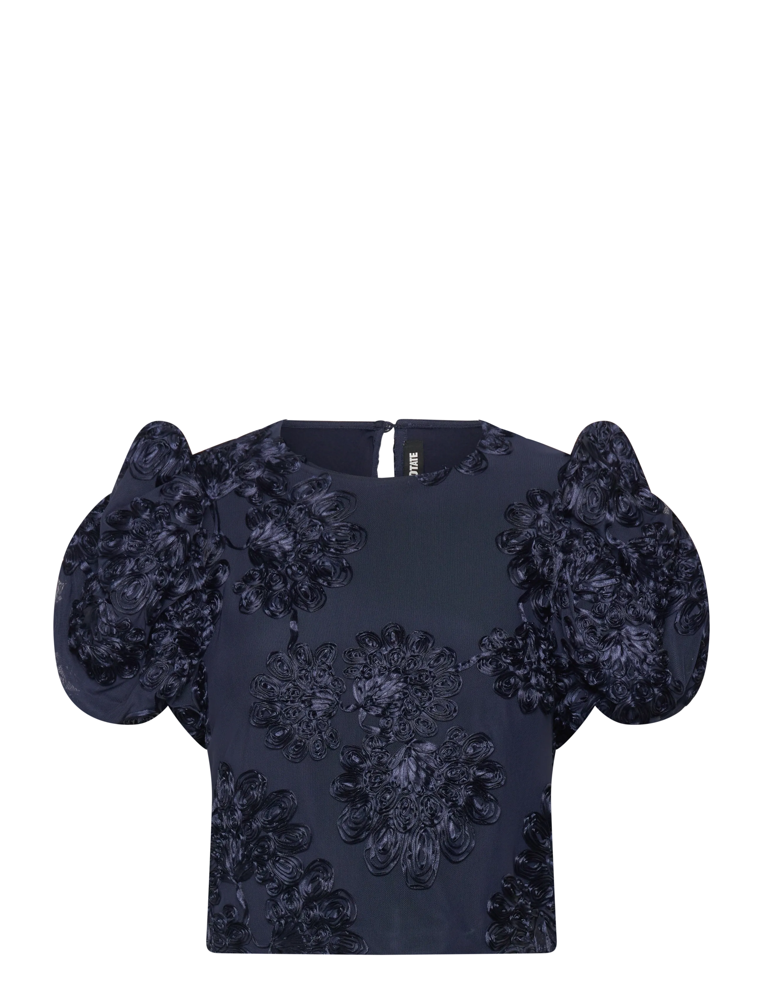 ROTATE Birger Christensen 3D MESH SLEEVELESS TOP - Tøj - BLUEPRINT / navy