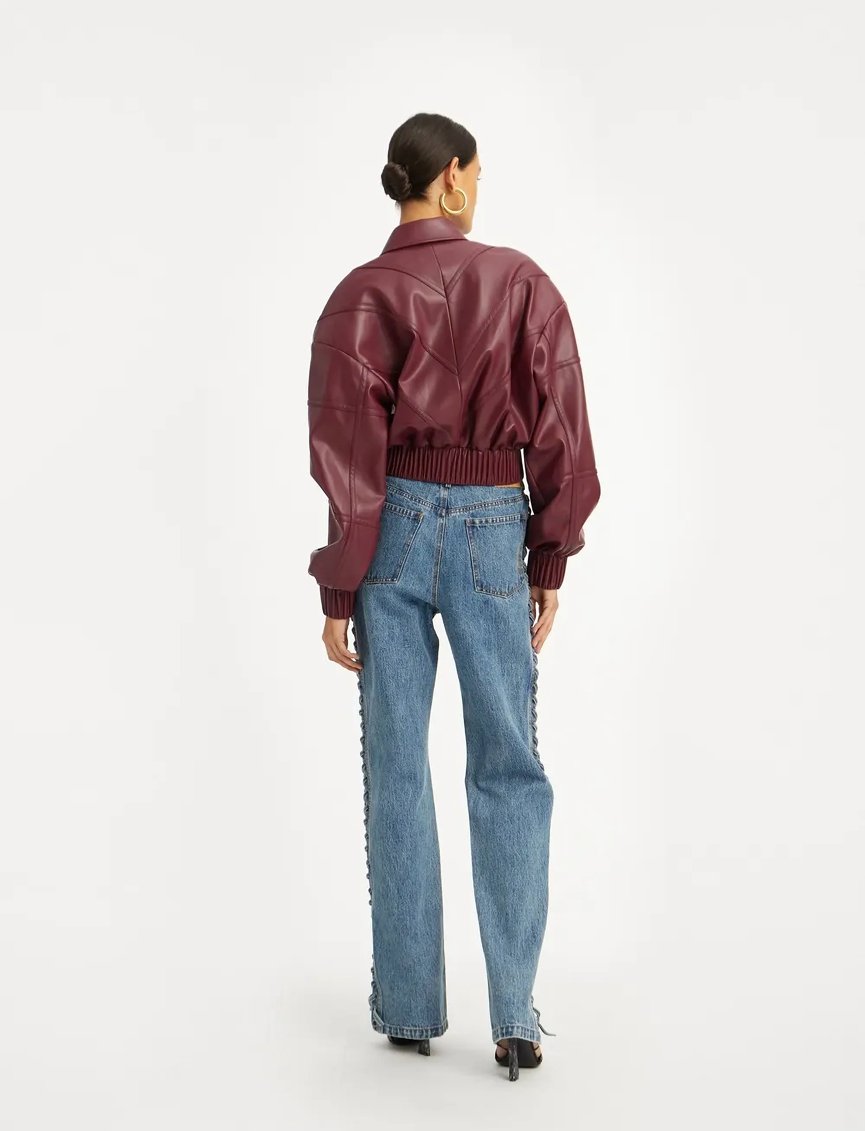 ROTATE - BOMBER JACKET - tunna jackor - zinfandel - 4