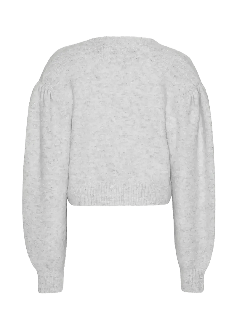 ROTATE Birger Christensen - KNIT PUFFSLEEVE CARDIGAN - kardiganid - snow white - 2