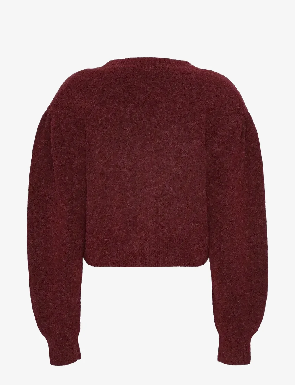 ROTATE Birger Christensen - KNIT PUFFSLEEVE CARDIGAN - cardigans - zinfandel - 2