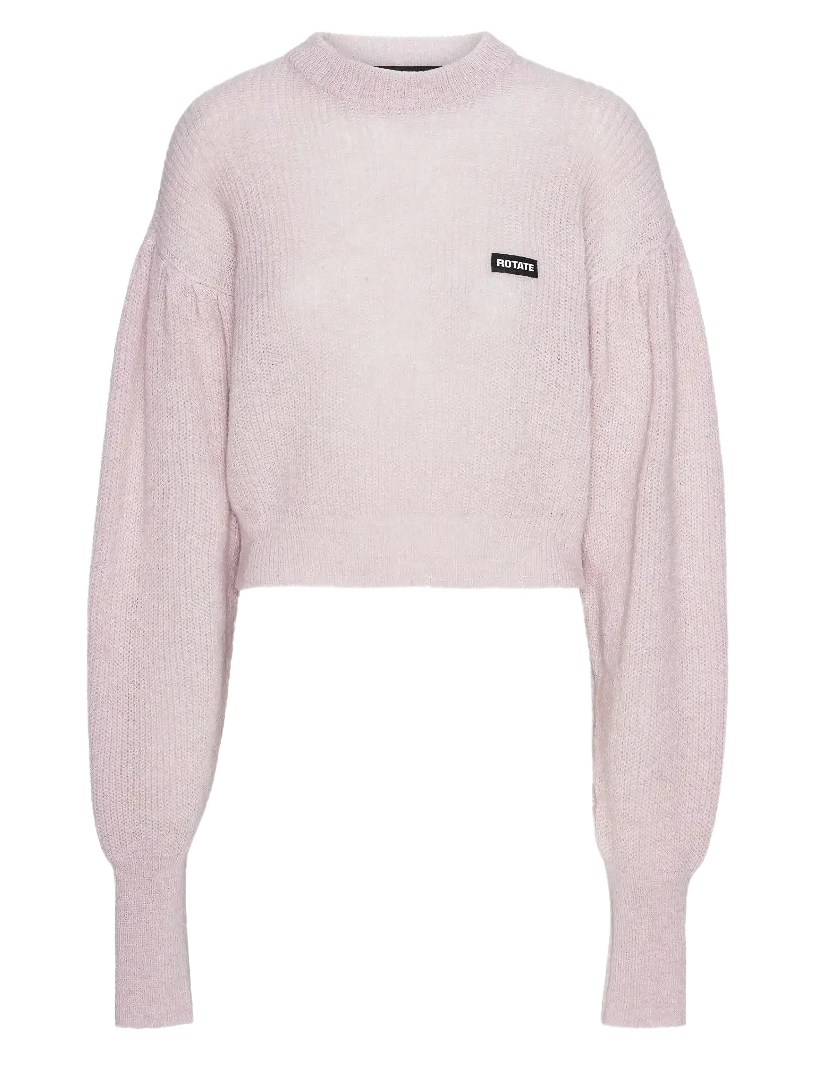 ROTATE Knit Puff Crewneck Pink - XL - Damen