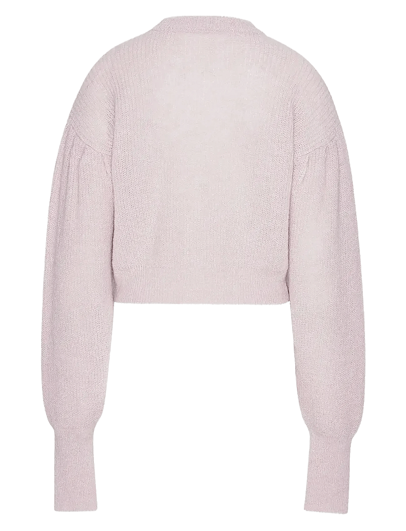 ROTATE Birger Christensen - KNIT PUFF CREWNECK - stickade tröjor - ballerina - 2