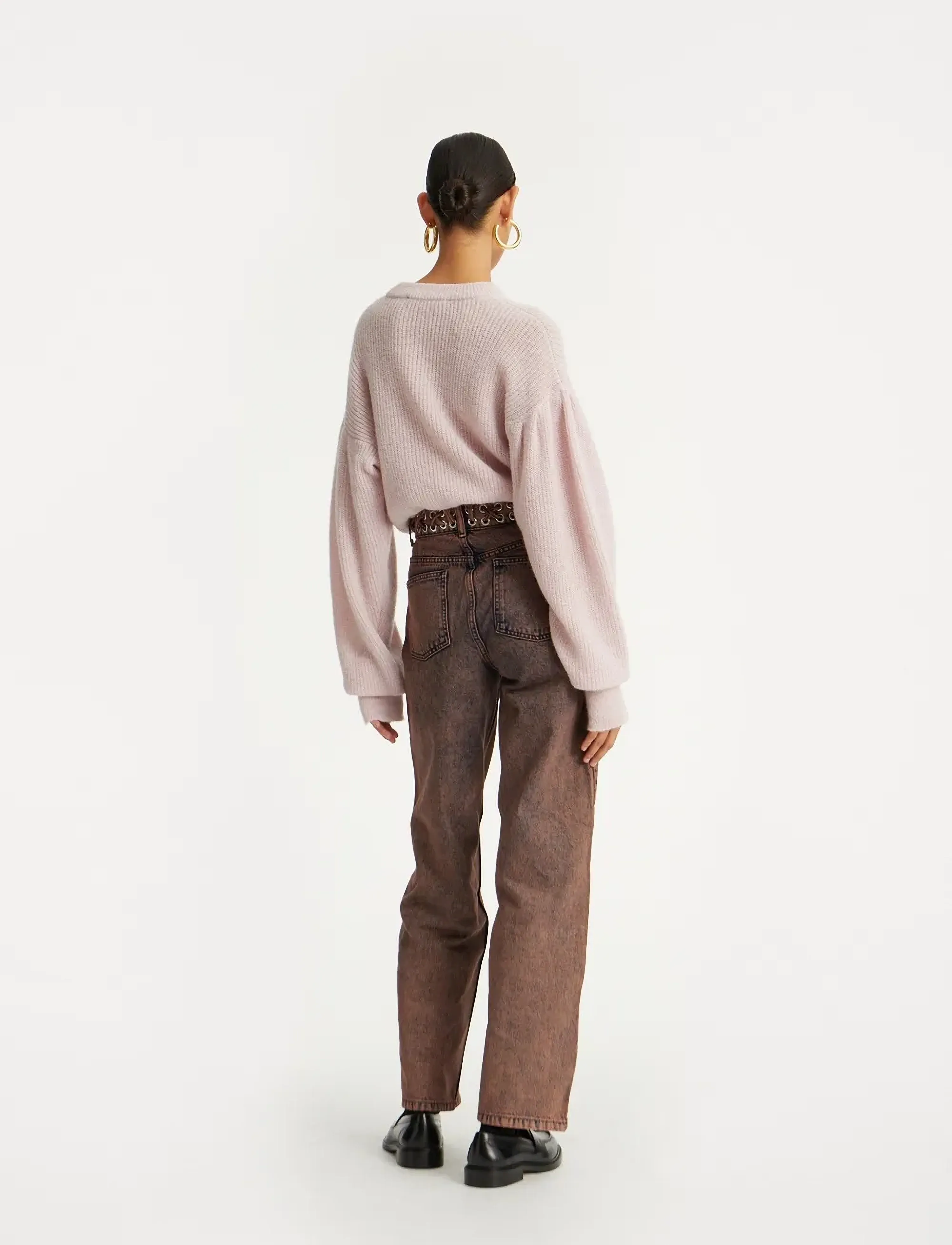 ROTATE - KNIT PUFF CREWNECK - pullover - ballerina - 3
