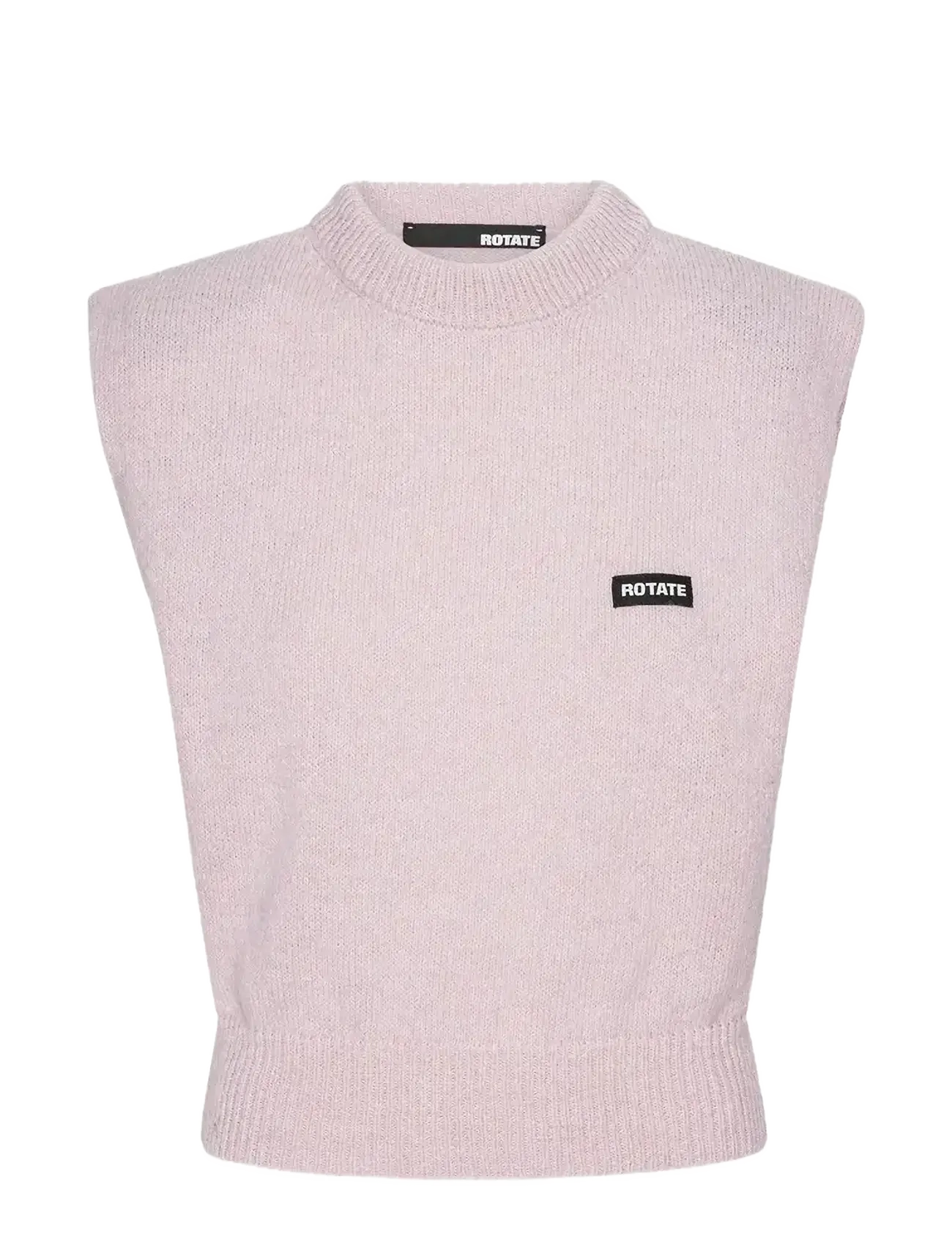 ROTATE Knit Cropped Vest Pink - XS - Damen