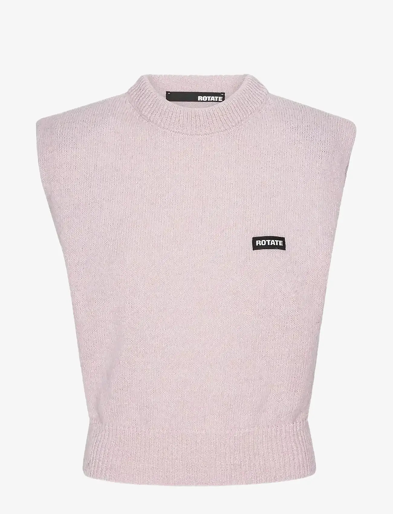 ROTATE - KNIT CROPPED VEST - pullover - ballerina - 0