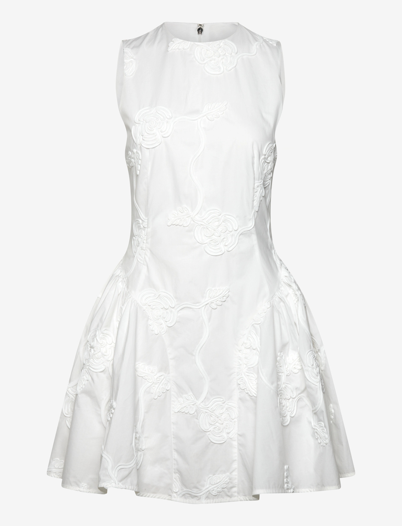 ROTATE - POPLIN MINI DRESS - bright white - 0