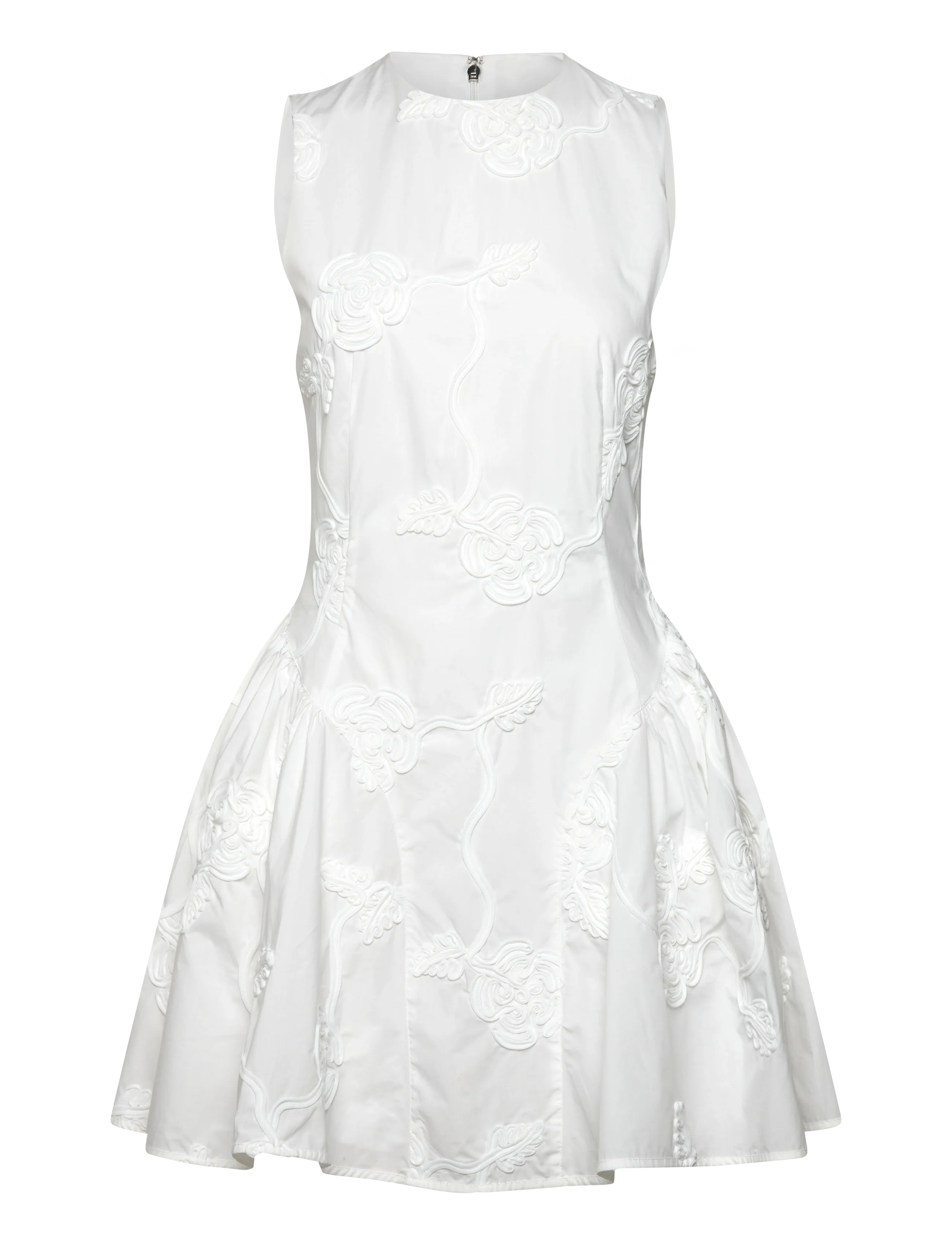 ROTATE Birger Christensen POPLIN MINI DRESS - Dresses - BRIGHT WHITE / white