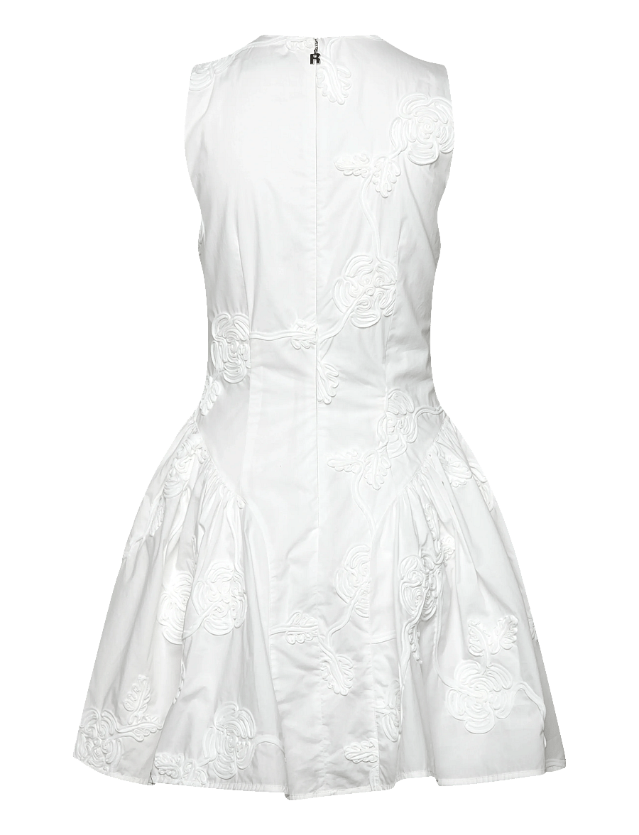 ROTATE - POPLIN MINI DRESS - bright white - 1