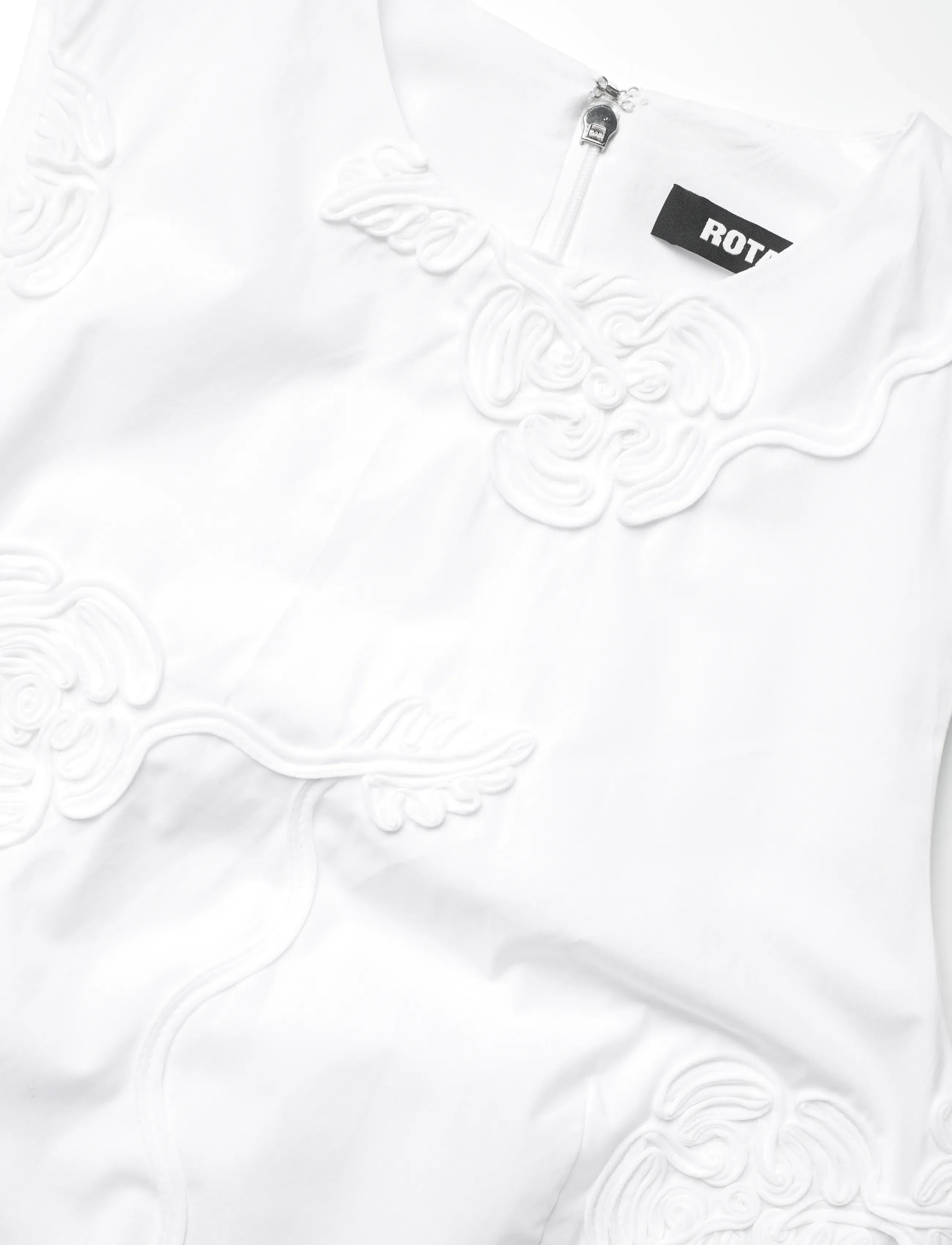 ROTATE - POPLIN MINI DRESS - bright white - 2